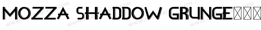 Mozza Shaddow Grunge字体转换